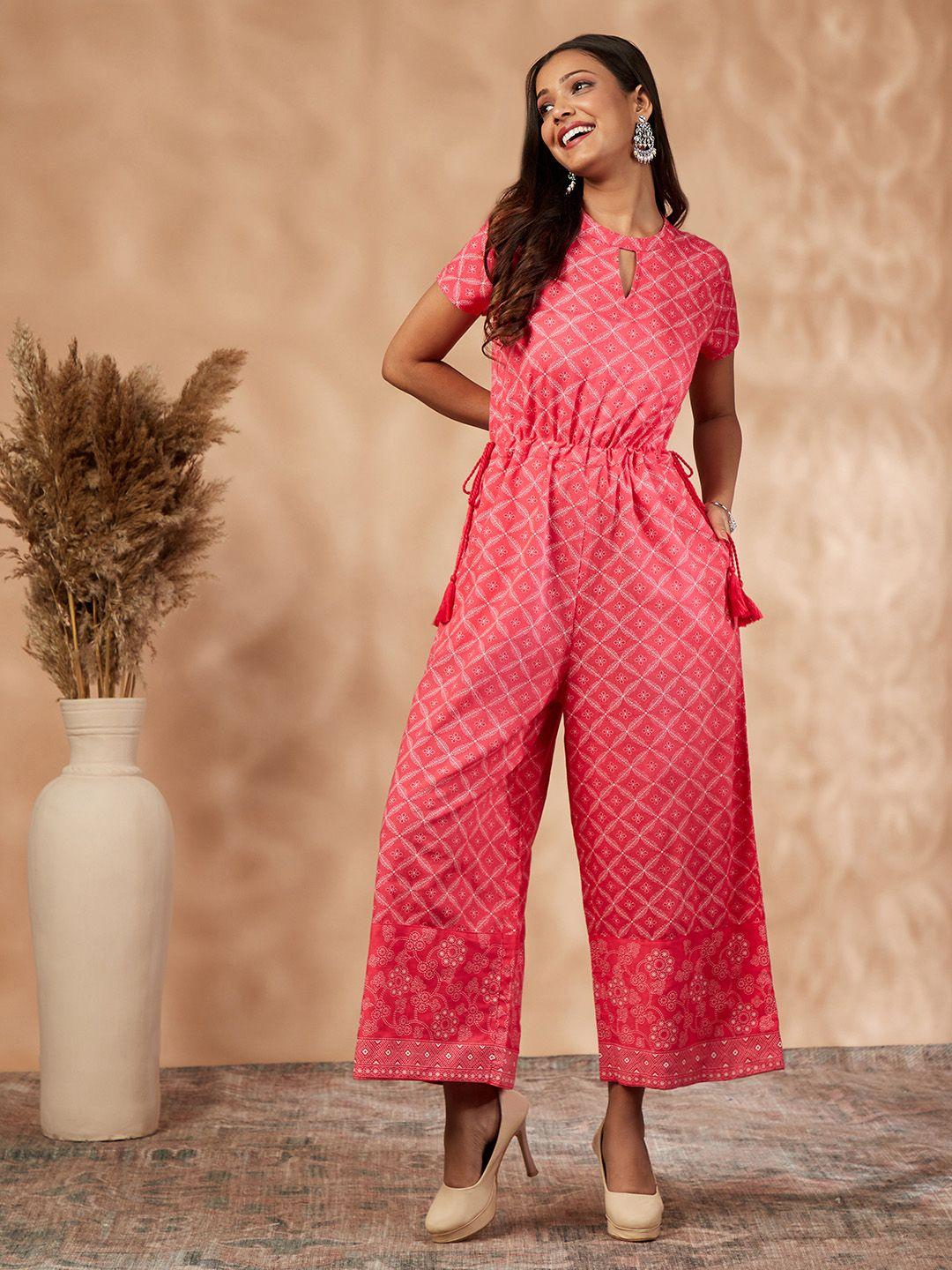 imara ethnic motif printed basic jumpsuit