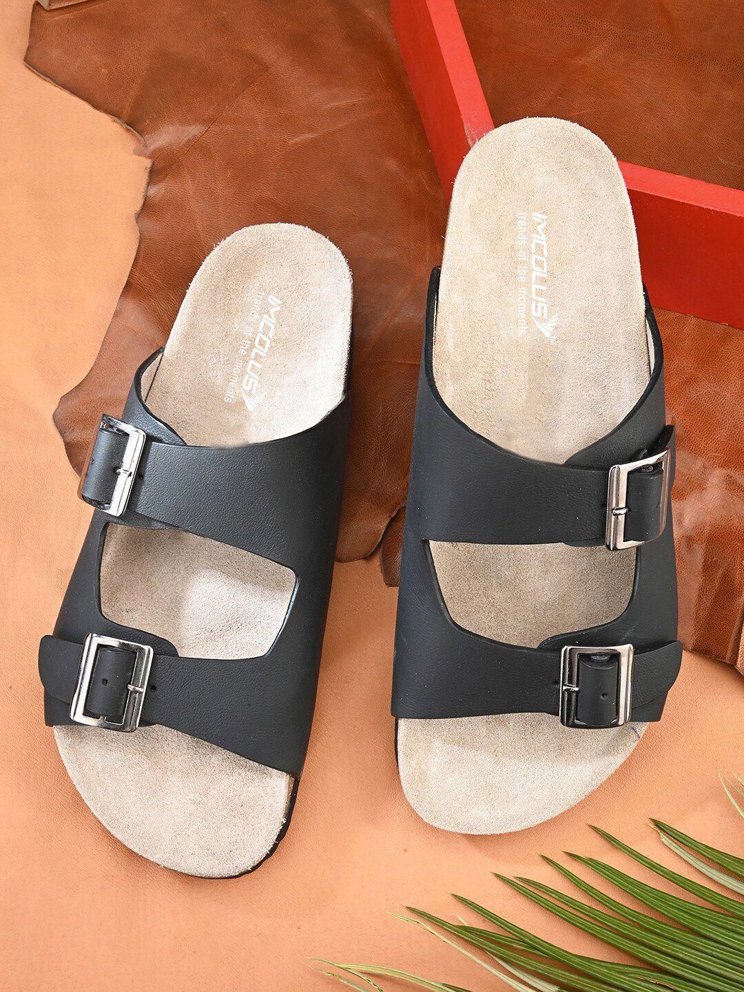 imcolus comfort sandals with buckles
