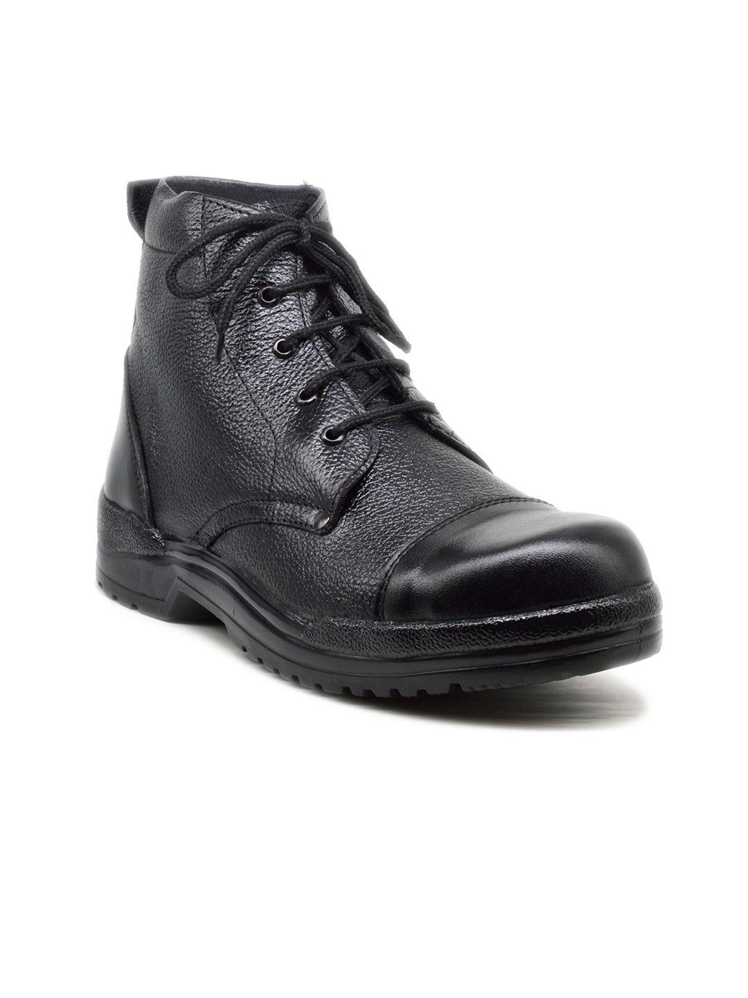 imcolus men textured leather lace-up boots