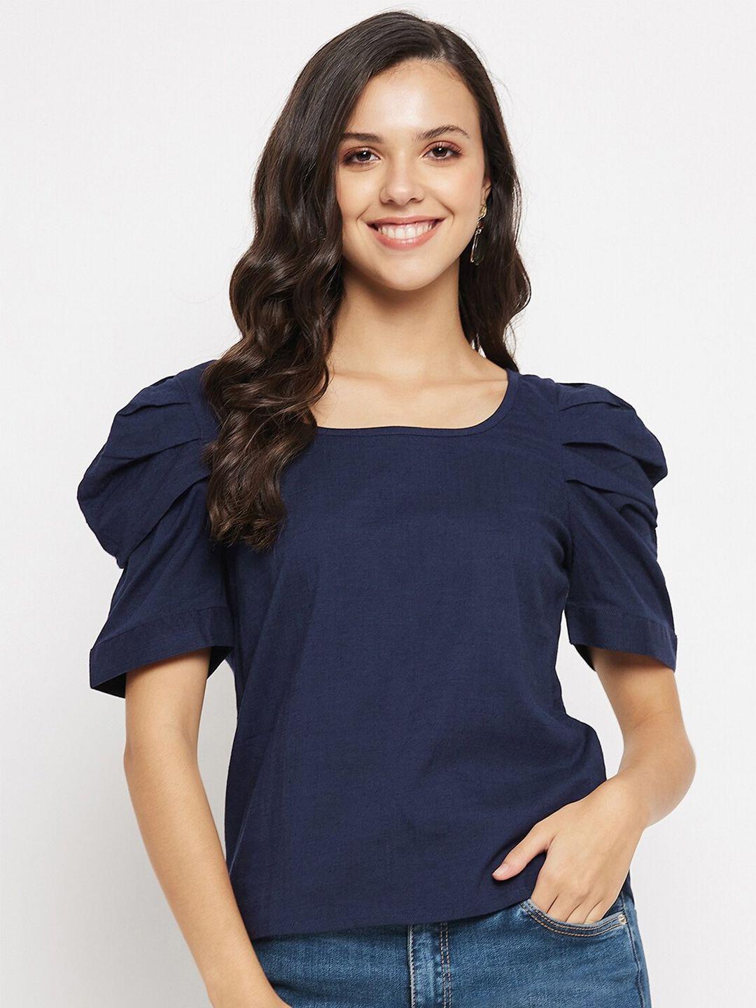 imfashini puff sleeves cotton top