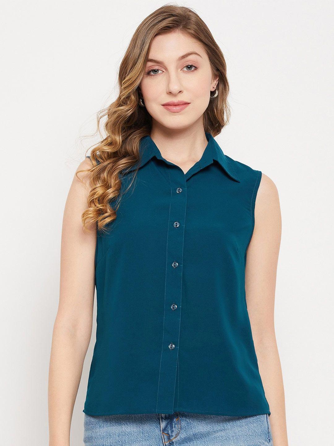 imfashini shirt style crepe top