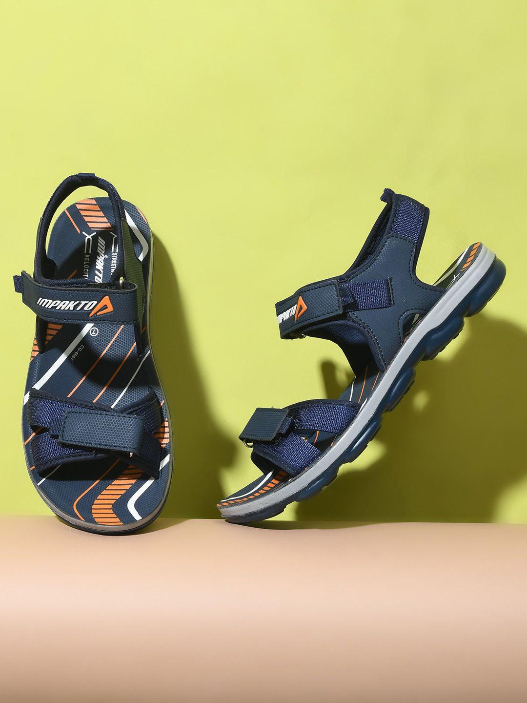 impakto men textured anti-skid sports sandals