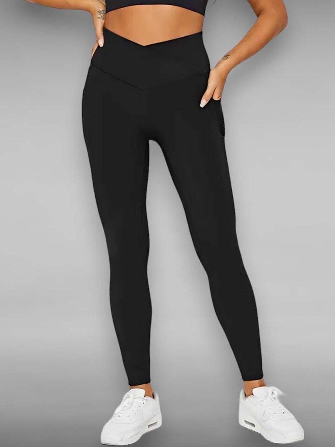 imperative women antimicrobial ankle-length gym tights