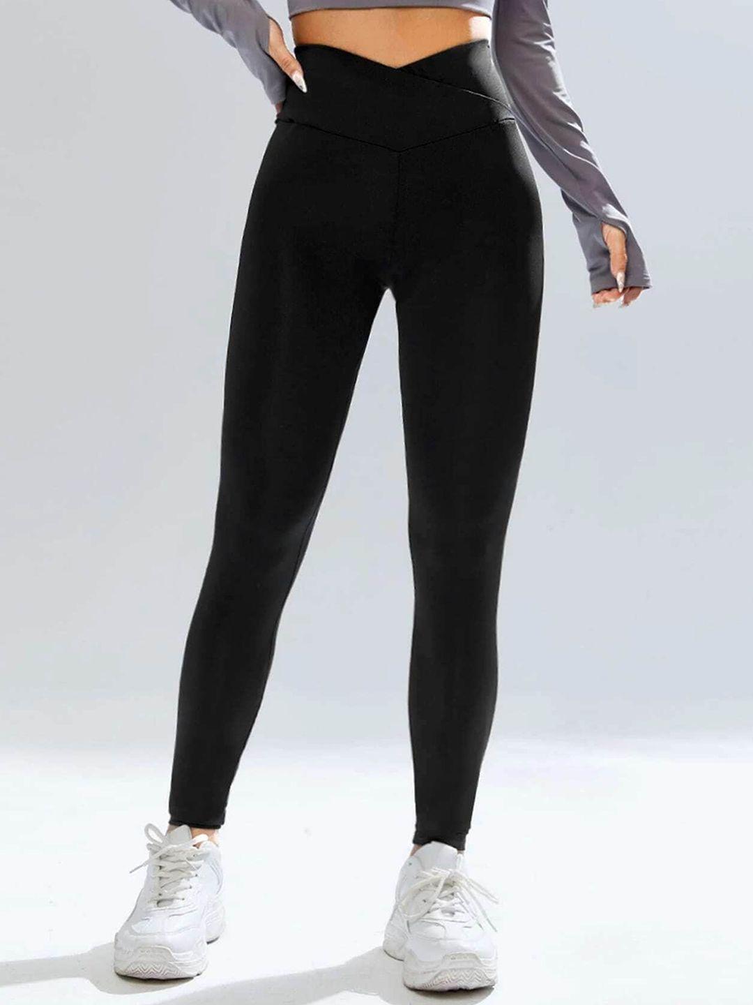 imperative women high-rise slim-fit antimicrobial ankle-length gym tights