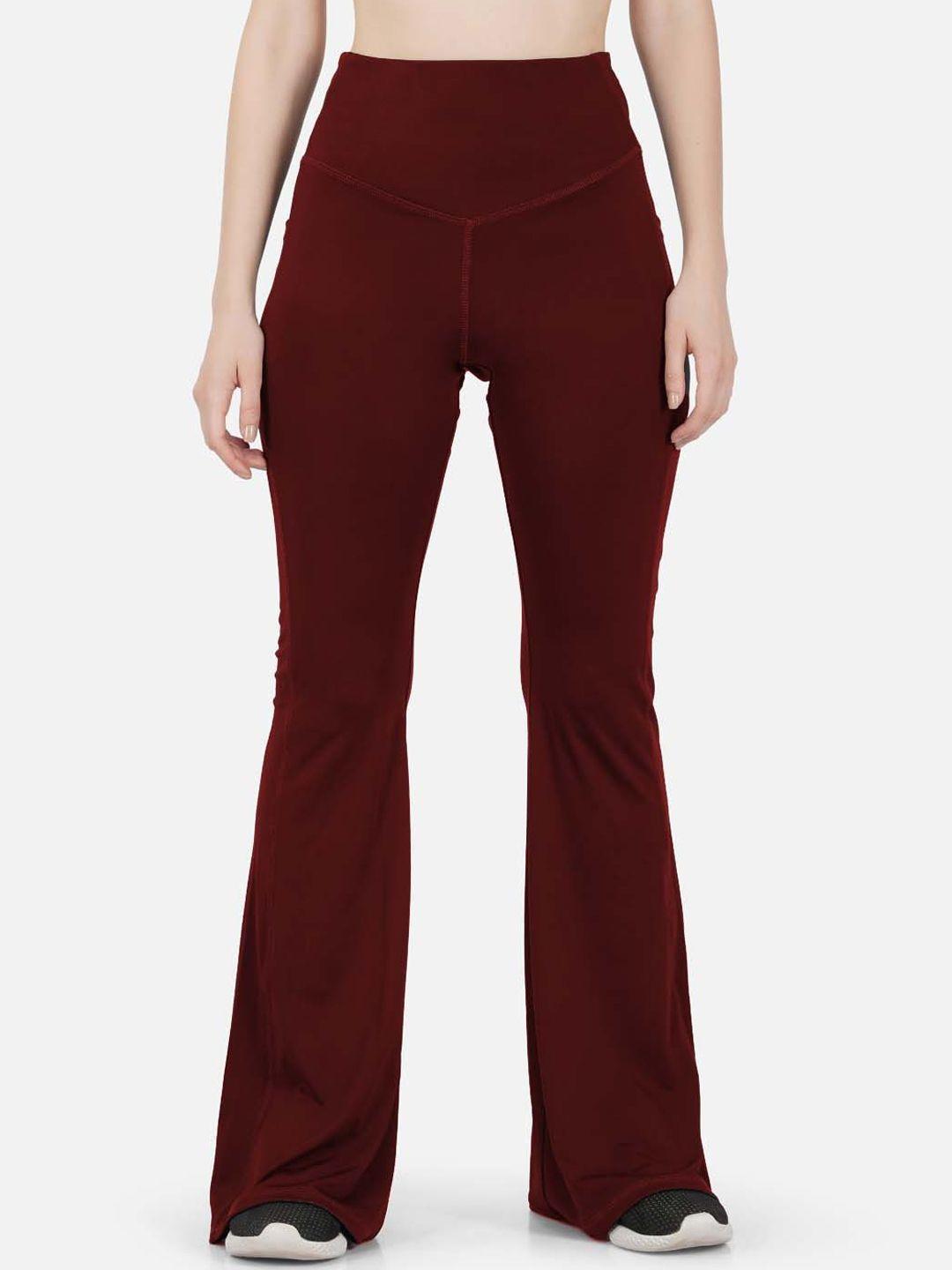 imperative women relaxed high-rise bell bottom trousers