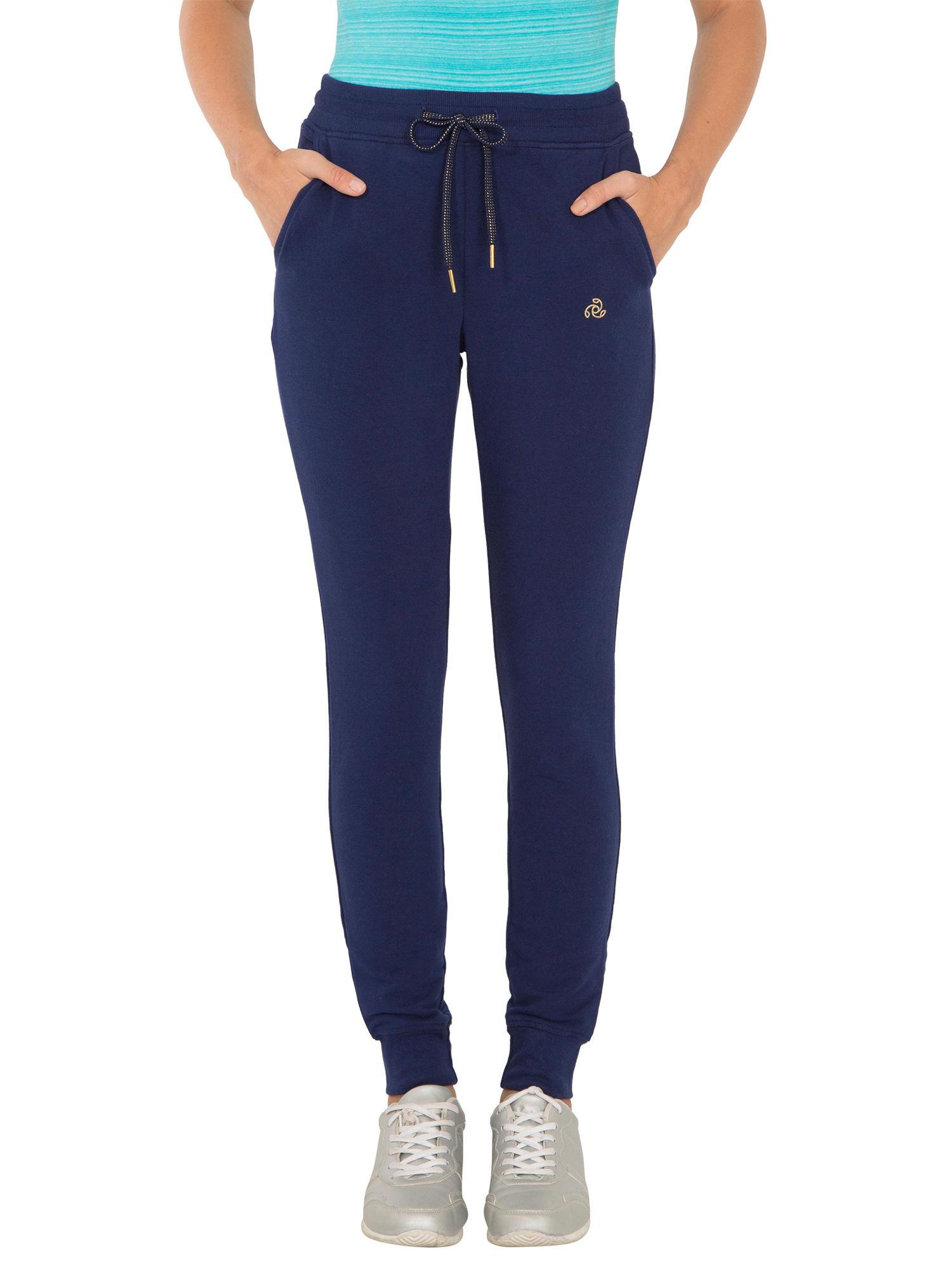 imperial blue cuffed track pant - style number - 1323