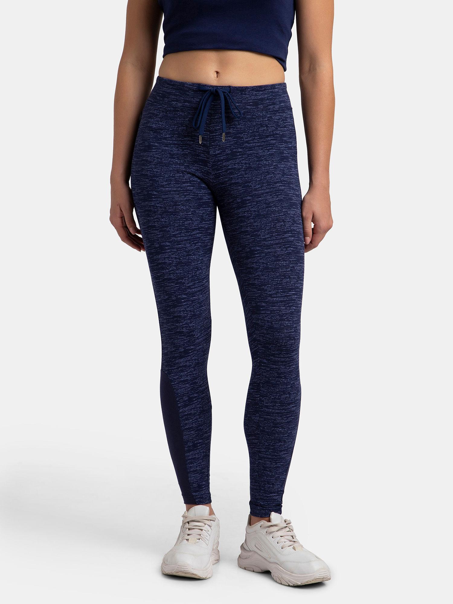 imperial blue marl yoga pant - style number- aa01