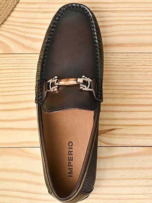 imperio by regal men's coffee casual loafers