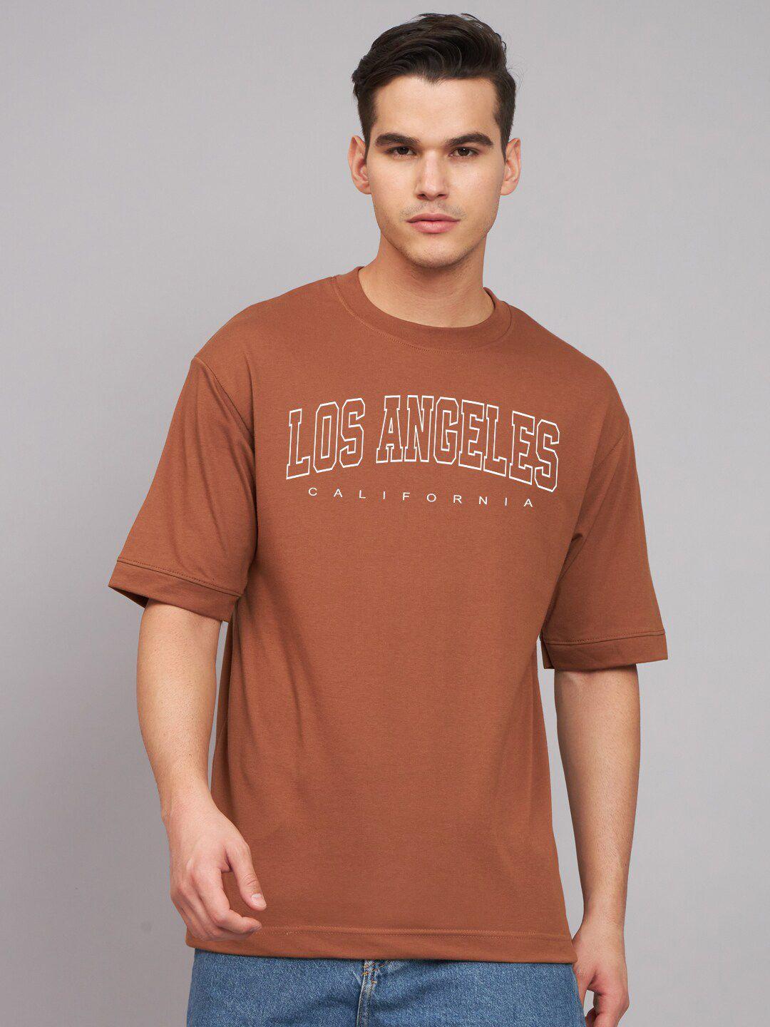 imsa moda men coffee brown v-neck pockets t-shirt