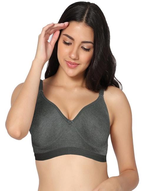in care charcoal full coverage non-wired t-shirt bra