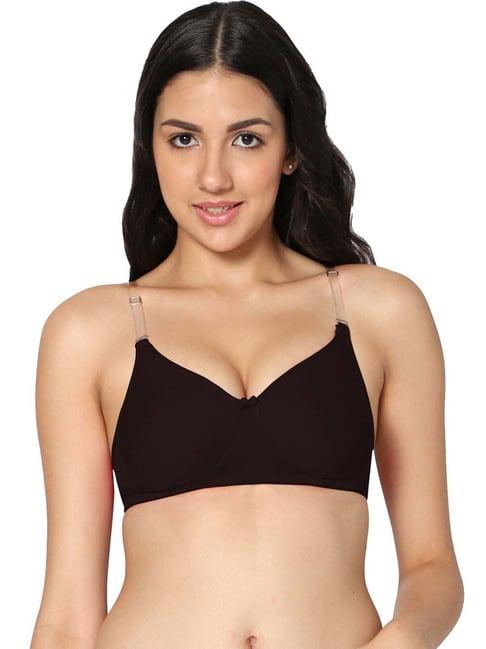 in care black cotton t-shirt bra