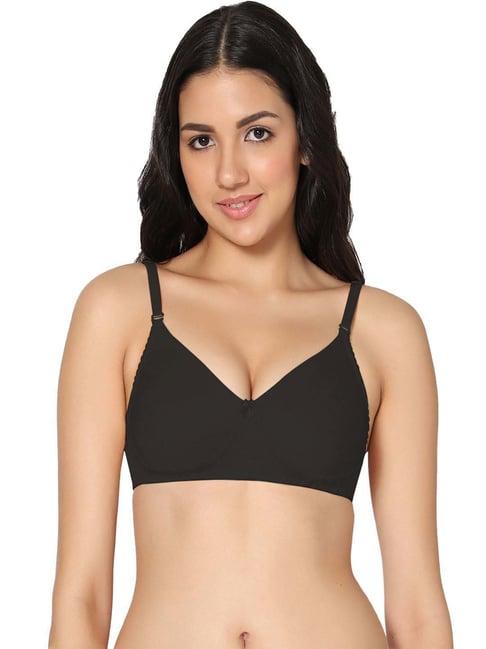 in care black cotton t-shirt bra