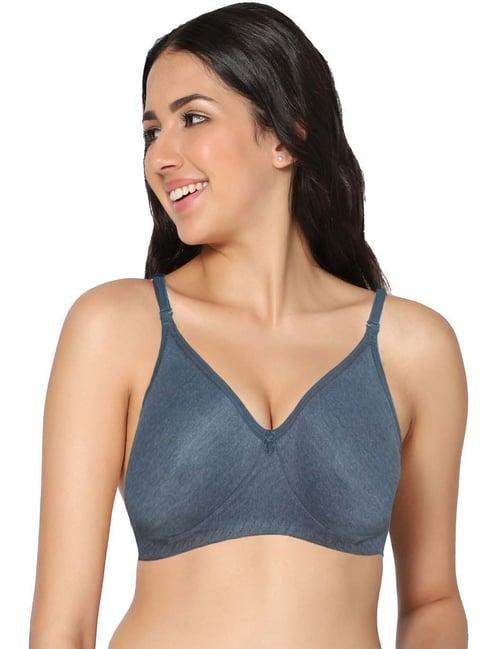 in care blue cotton t-shirt bra