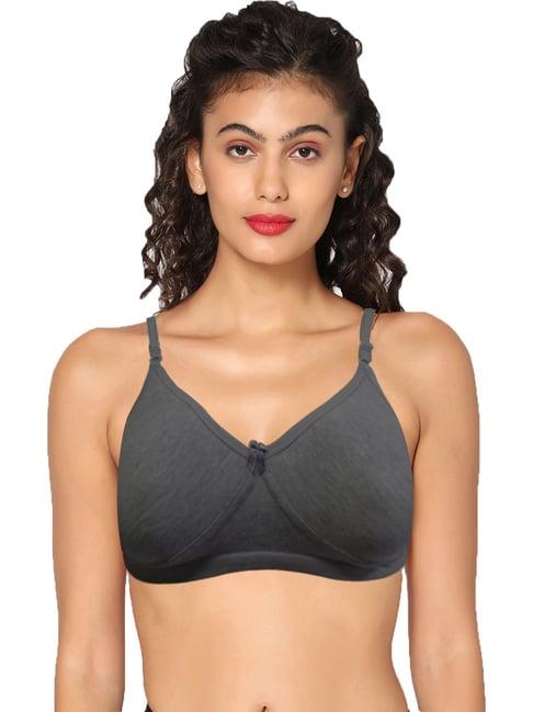 in care charcoal full coverage non-wired t-shirt bra