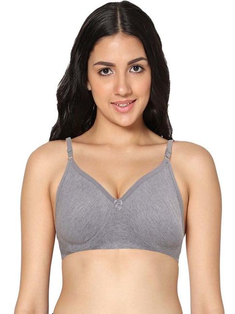 in care grey cotton t-shirt bra