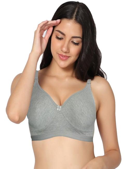 in care grey full coverage non-wired t-shirt bra