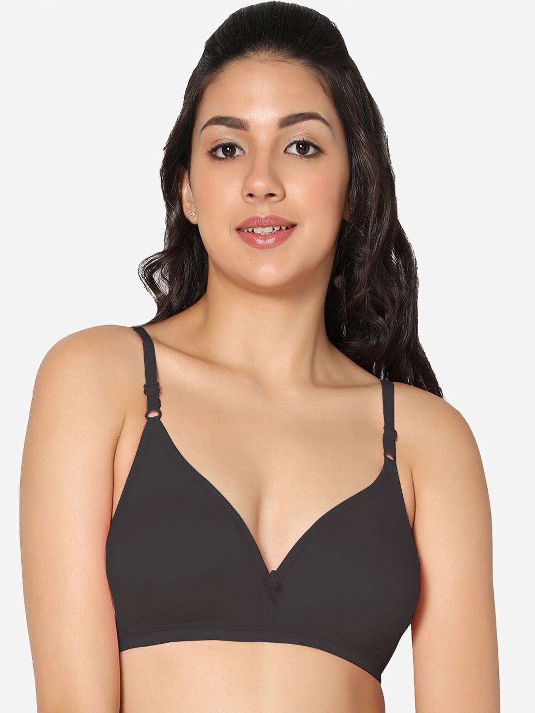 in care half coverage non padded seamless pure cotton t-shirt bra with all day comfort