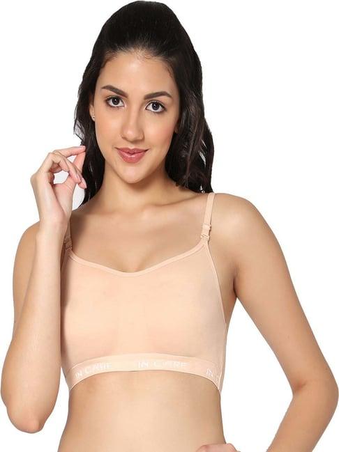 in care peach sports bra