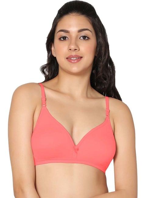 in care red cotton t-shirt bra