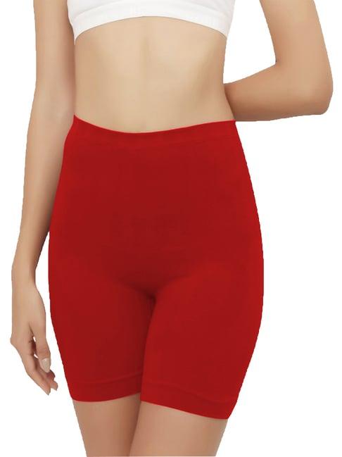 in care red cycling shorts