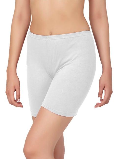 in care white cotton boyshorts panty