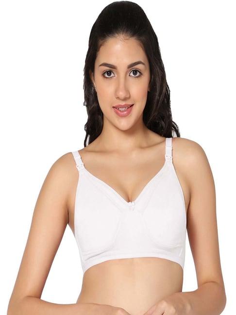 in care white cotton nursing bra