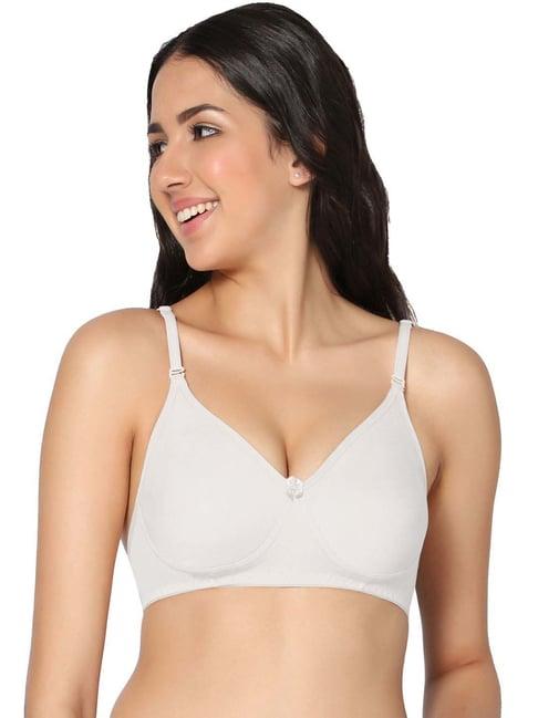 in care white cotton t-shirt bra