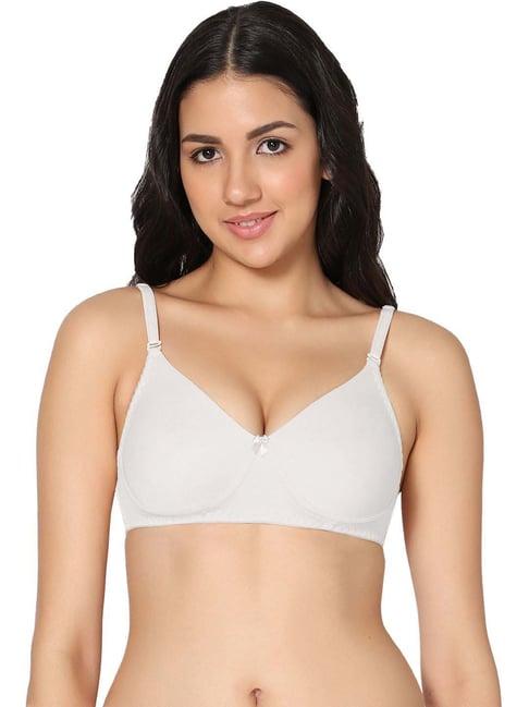 in care white cotton t-shirt bra