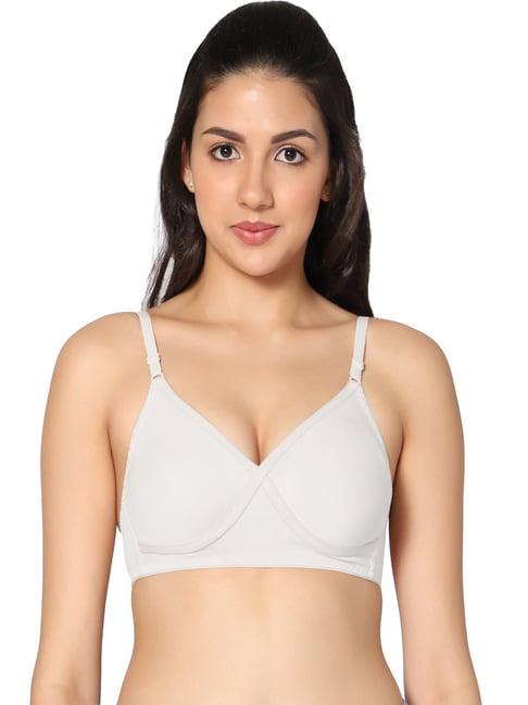 in care white full coverage non-wired t-shirt bra