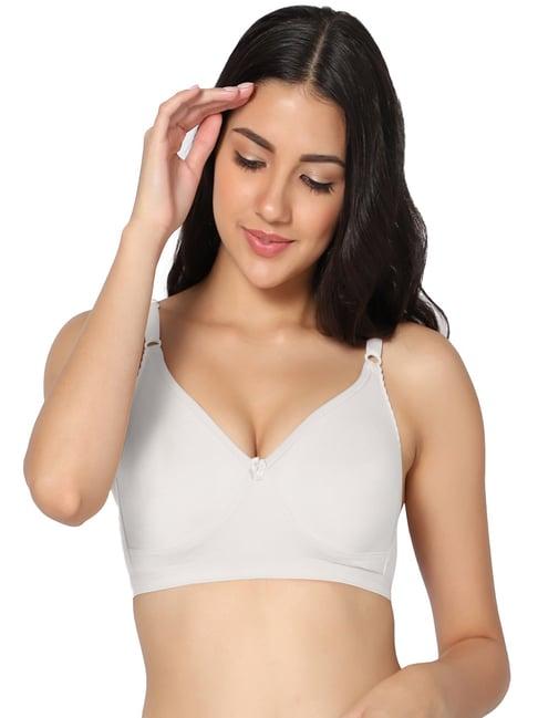 in care white full coverage non-wired t-shirt bra