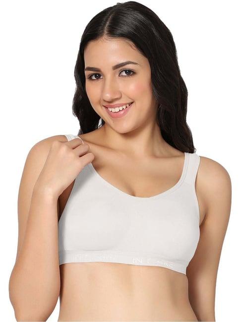 in care white sports bra