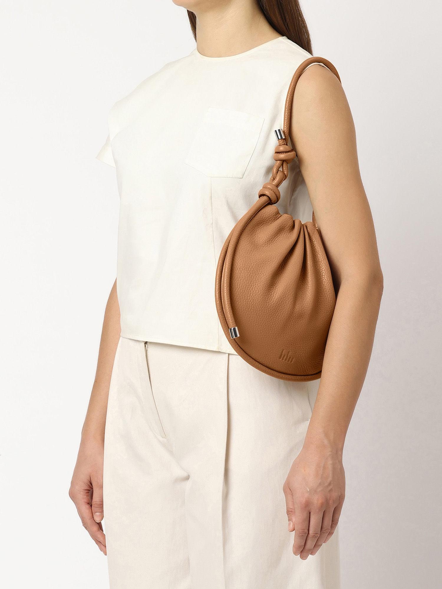 ina solid handbag - tan