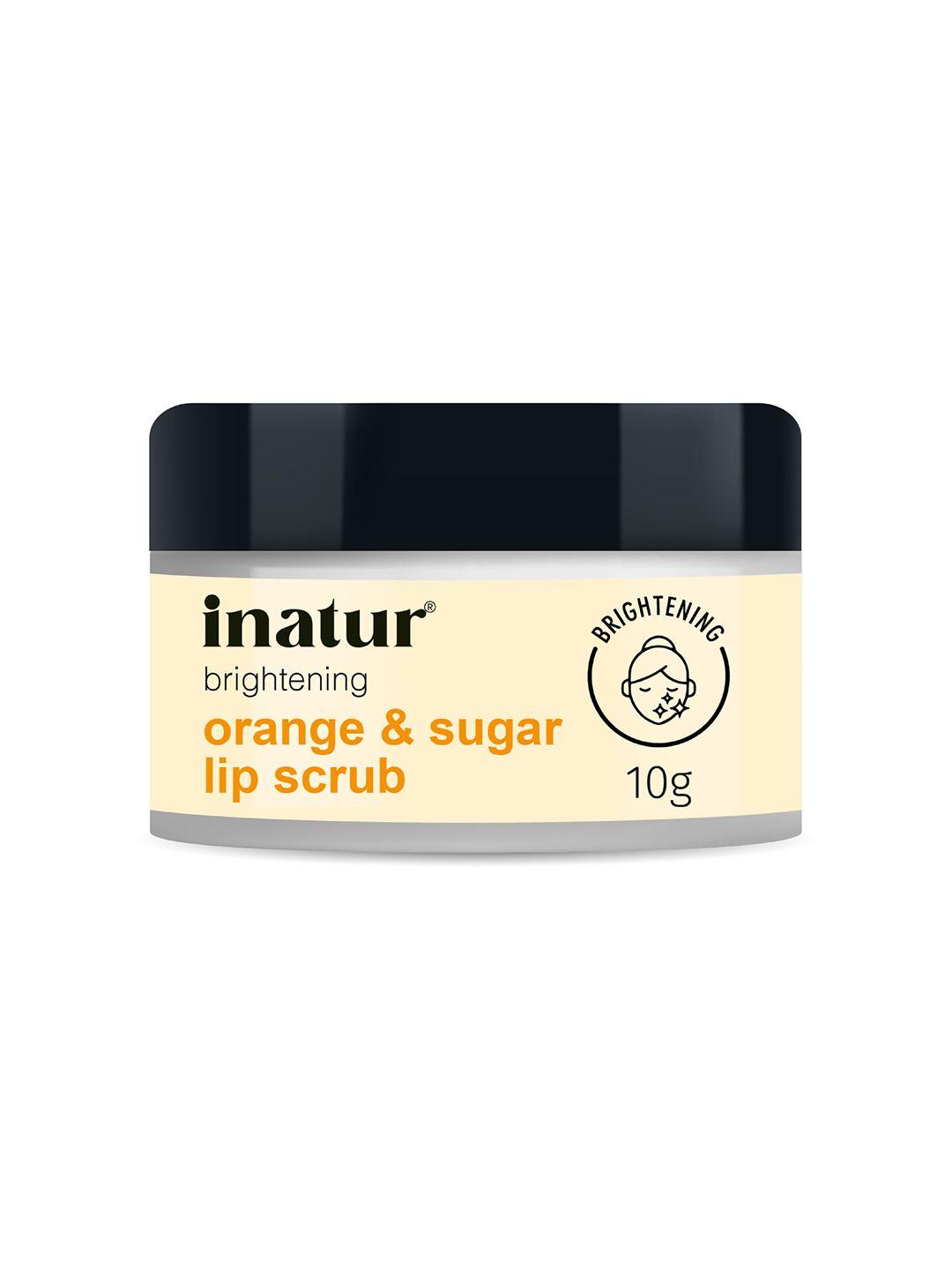 inatur orange oil & sugar lip scrub 10 g