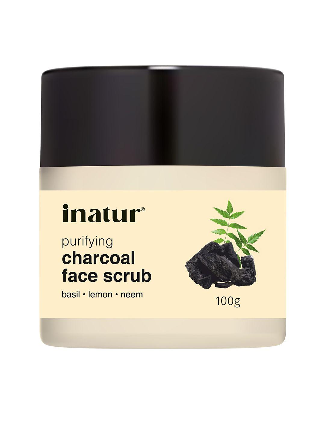 inatur charcoal face scrub - 100 g