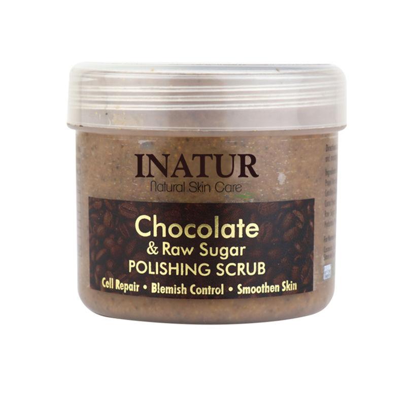 inatur chocolate & raw sugar polishing scrub