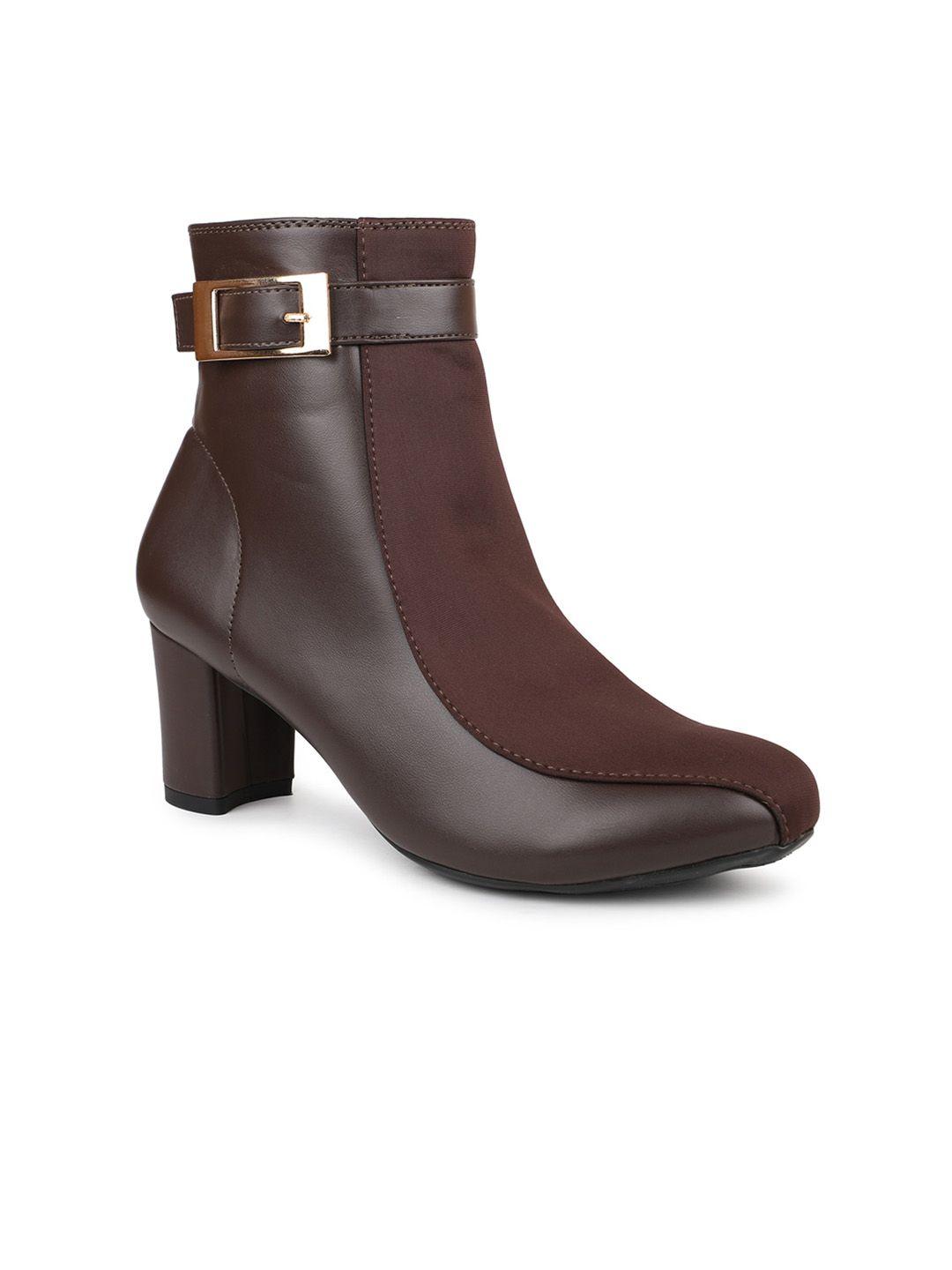 inc 5 block heeled regular boots