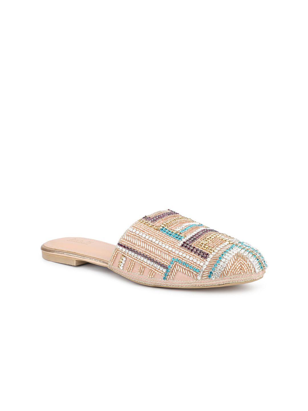 inc 5 embellished ethnic mules