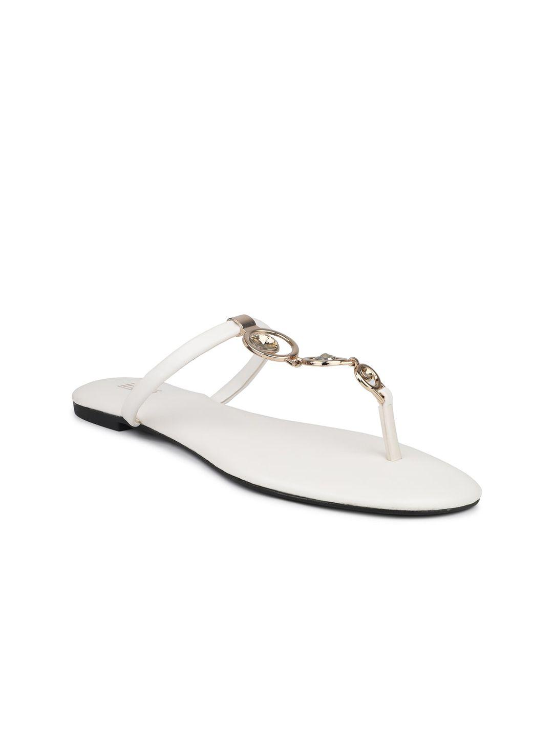 inc 5 open toe t-strap flats