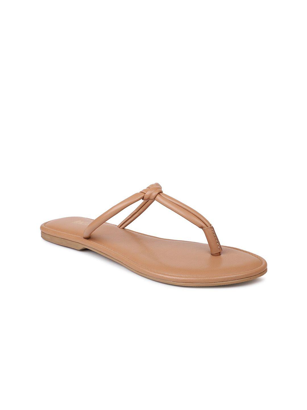 inc 5 women beige t-strap flats