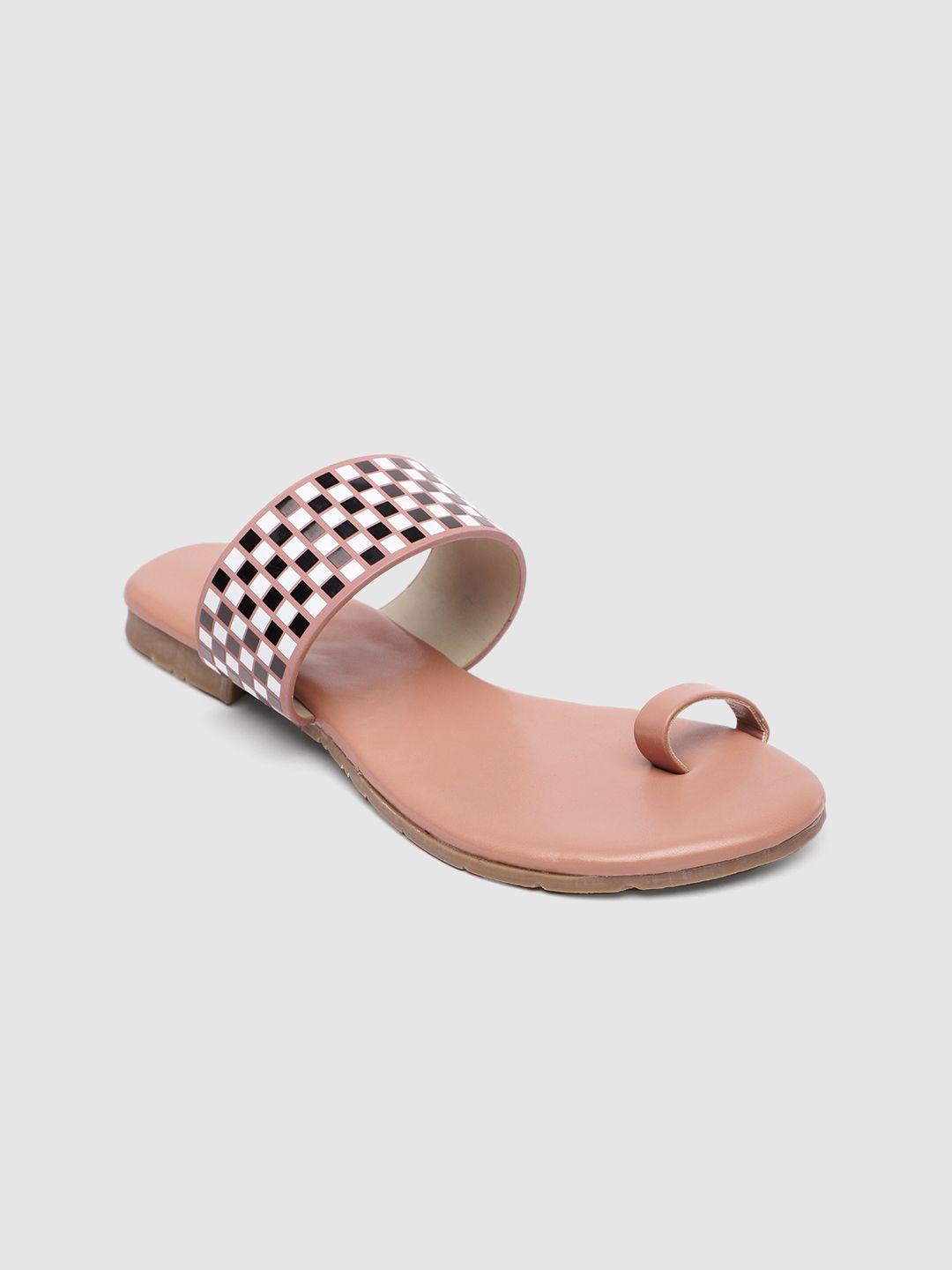 inc 5 women checked one toe flats