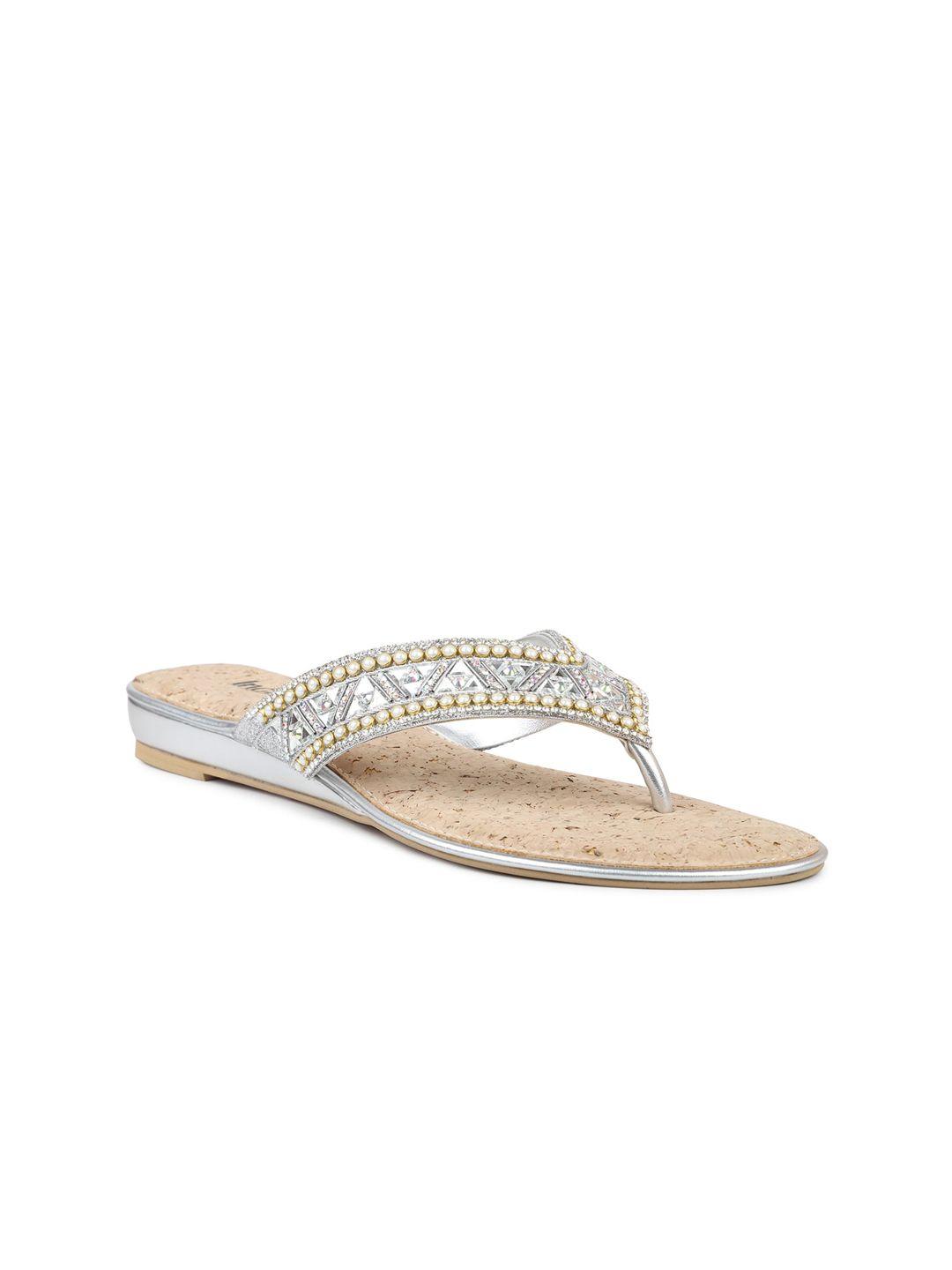 inc 5 women embellished one toe flats