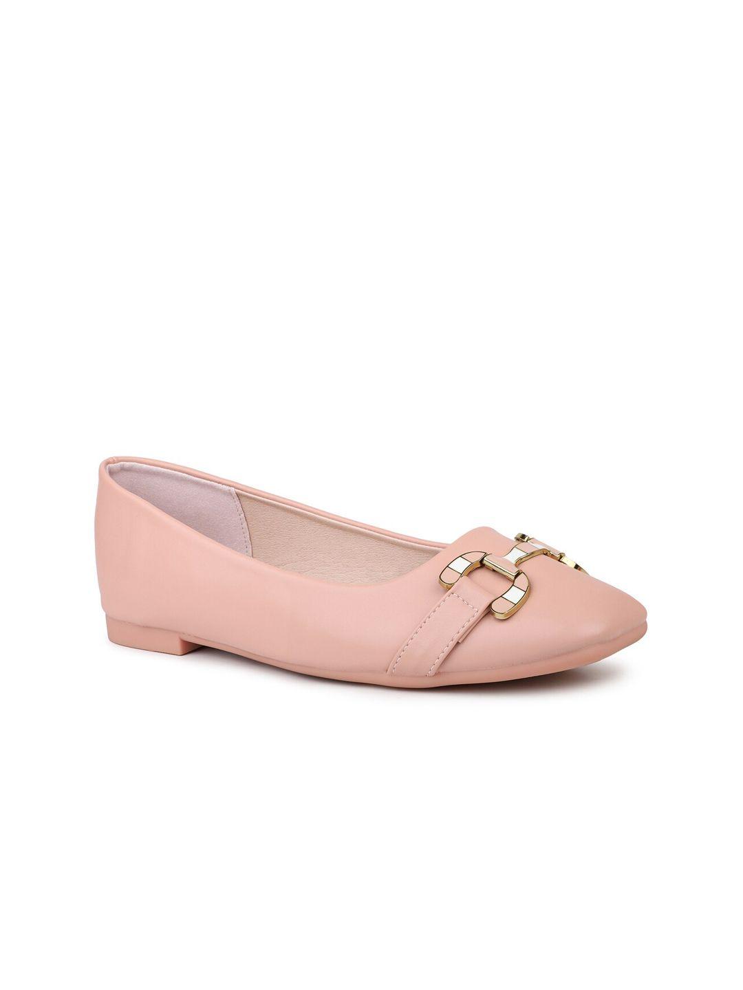 inc 5 women square toe buckle detail ballerinas