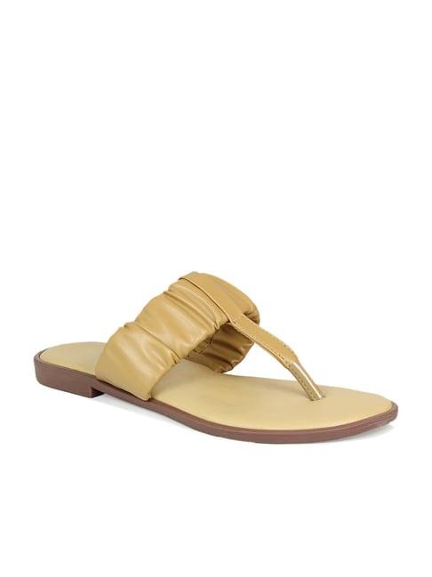 inc.5 women's beige t-strap sandals