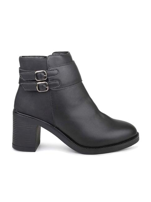 inc.5 women's black casual boots