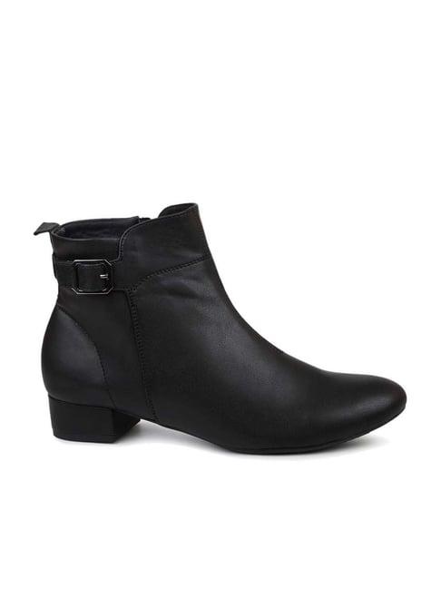 inc.5 women's black casual boots