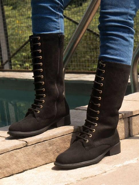 inc.5 women's black derby boots