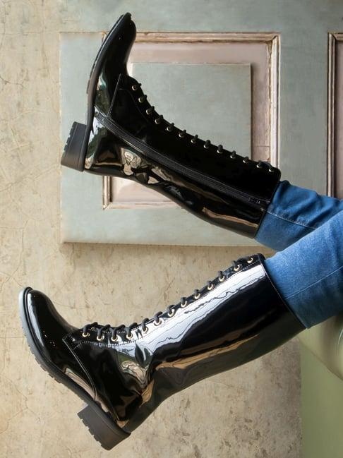 inc.5 women's black derby boots