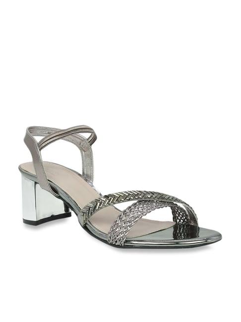 inc.5 gun metal sling back sandals