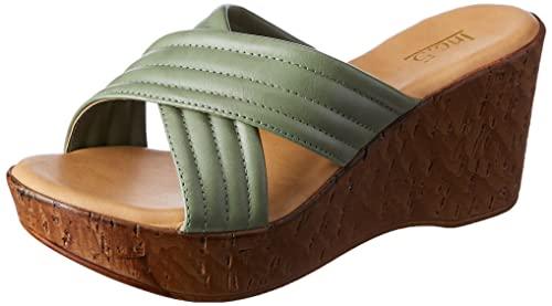 inc.5 wedges fashion sandal for women_990099_green_3_uk