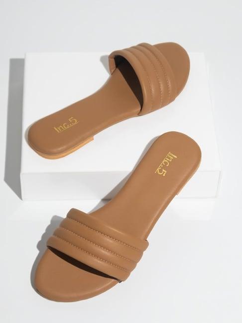 inc.5 women's beige casual sandals